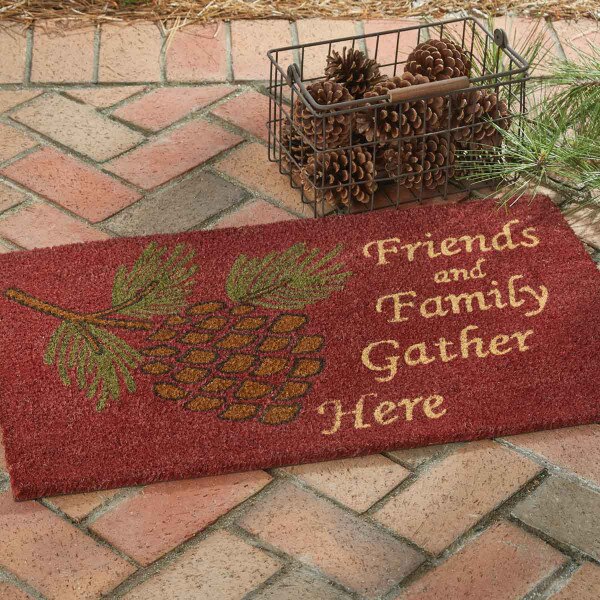 Pinecone Doormat Park Designs
